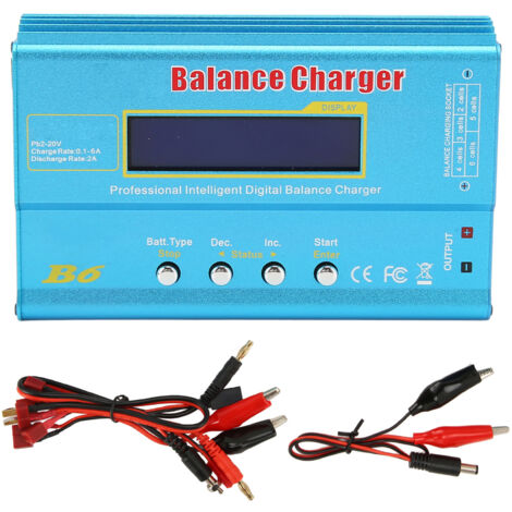 Chargeur Équilibreur LiPo 80W 1-6S avec Écran LCD pour Batteries RC NiMH NiCd Li-ion LFP SLA (1/5)