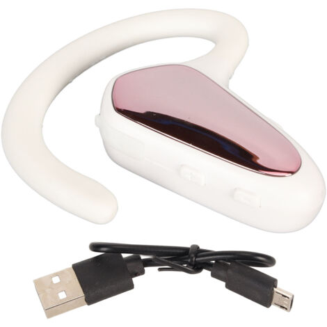 Écouteur Bluetooth sans Fil Conduction Osseuse Anti-Bruit Léger Professionnel Rose 5.1 (1/5)