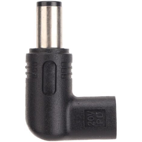 Adaptateur PD USB-C vers DC 90 Degrés 100W pour Ordinateur Portable Dell, Émulateur Trigger 18.5‑20V (1/5)
