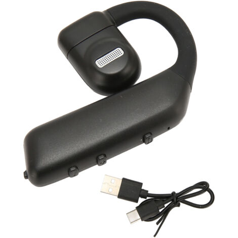 Écouteurs Bluetooth sans Fil à Conduction Osseuse avec Réduction de Bruit, Universels Gauche/Droite, Oreille Ouverte (1/5)