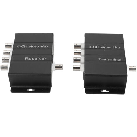 Multiplexeur Vidéo 4 Canaux Haute Définition Transmetteur Récepteur 400M Résistant aux Interférences (1/5)