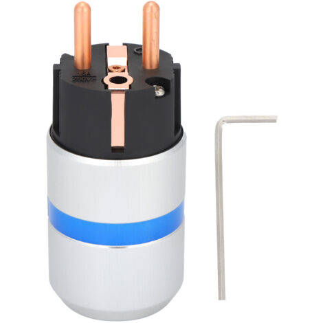 Prise IEC Monosaudio en Cuivre Pur pour Équipements Audio-Vidéo Professionnels 100‑250V E106 (Mâle) (1/5)