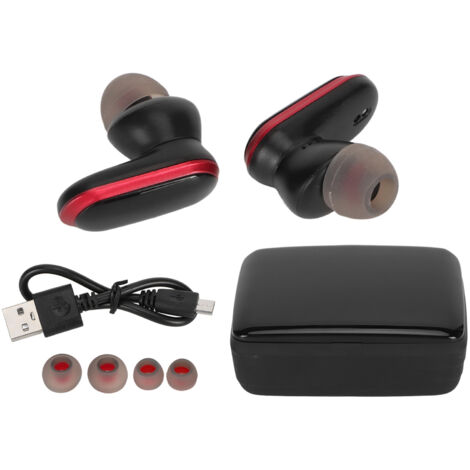 Écouteurs Traducteurs Bluetooth 5.0 Réduction de Bruit 74 Langues 70 Accents Noir Rouge (1/5)