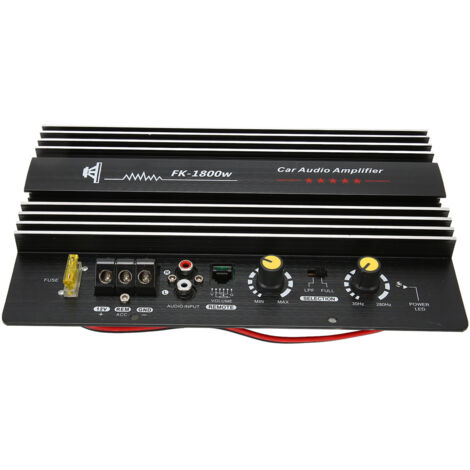 Amplificateur Voiture 1800W Puissant - Ampli Audio 12V pour Subwoofer Auto - Son Automobile Haute Puissance