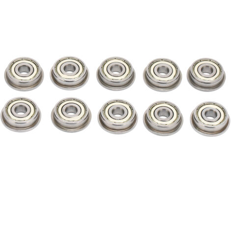 10 Roulements à Billes Miniatures en Métal pour Imprimante 3D, Pièces Mécaniques avec Double Bouclier et Bride (1/5)
