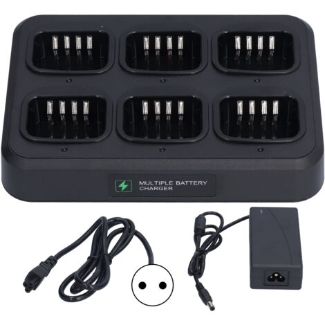 Station de charge 6 en 1 pour Talkie-Walkie PD780 PD702 PD782 PD502 PD792 PD782G PD702G PD562 - Base sécurisée avec prise EU (1/5)