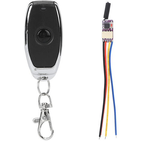 Interrupteur Télécommande Sans Fil 5V-24V, Relais 3A avec 3 Modes de Travail Réglables (1/5)