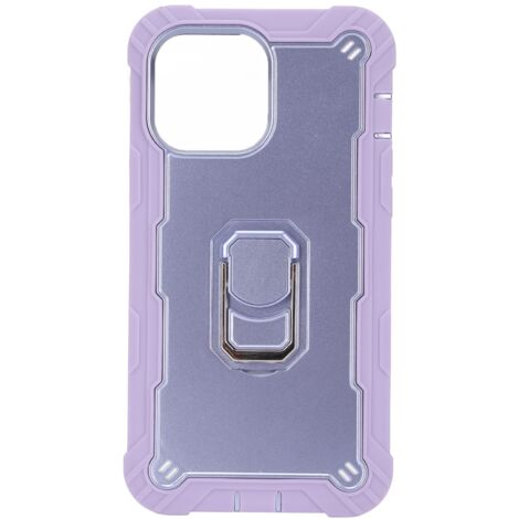 Coque de protection anti-chocs avec support pour iPhone 13 Pro Max, étui blindé résistant aux rayures (Violet) (1/5)