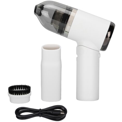Aspirateur de Voiture Portable Mini 70W 5000Pa - Puissant et Compact pour Nettoyage Auto Rapide - Blanc (1/5)