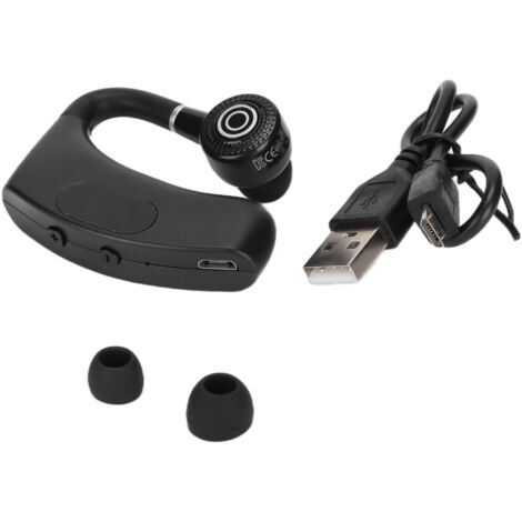 Casque Bluetooth V12 Mono Écouteur Suspendu Sans Fil, Affichage Numérique LED, Libre Mains pour Bureau et Professionnel (1/5)