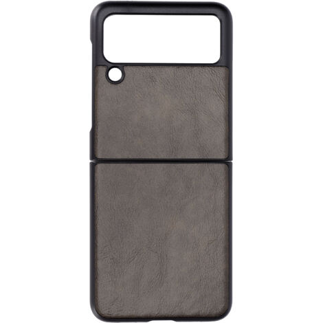 Étui de Protection en Simili Cuir Militaire pour Samsung Galaxy Z Flip 3 - Vert Armée (1/5)