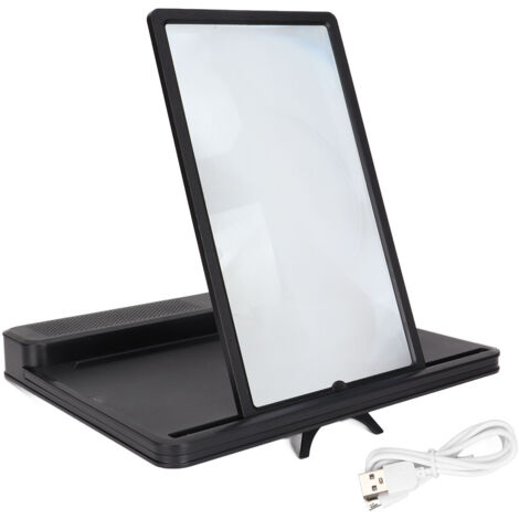 Amplificateur d'écran de téléphone 12 pouces J-16 avec haut-parleur Bluetooth, idéal pour films, vidéos et jeux (1/5)