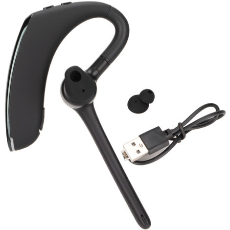 Écouteurs sans fil Bluetooth 5.1 avec micro anti-bruit pour une oreille, design enveloppant confortable (1/5)