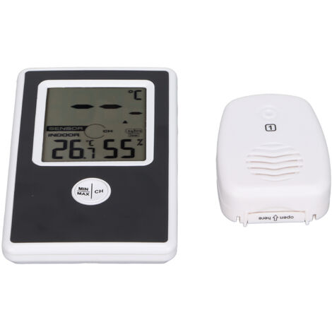 Thermomètre Hygromètre Numérique LCD avec Affichage Électronique Intelligent pour Intérieur et Extérieur (1/5)
