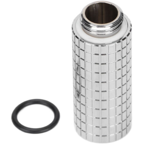 Raccord Allonge 40mm Filetage G1/4" Mâle-Femelle Hexagone Intérieur Fixation Refroidissement à Eau pour PC Argenté (1/5)