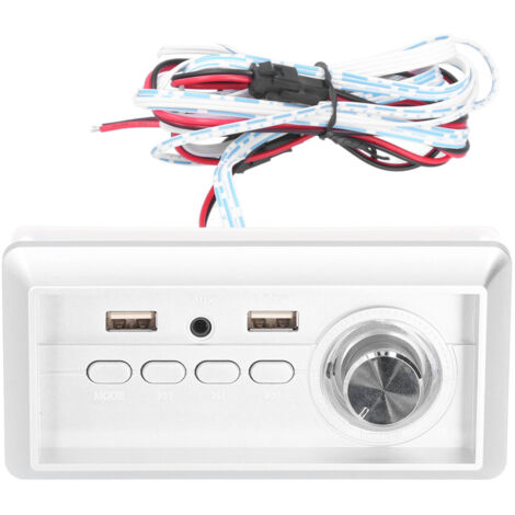 Amplificateur Audio Bluetooth 5.0 5W+5W avec Entrée AUX et Lecteur MP3 (1/5)