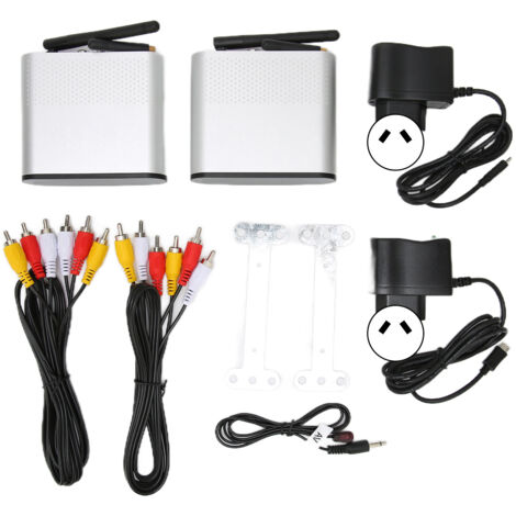 Émetteur-récepteur audio-vidéo sans fil 2,4 GHz pour DVD, DVR et IPTV, prise 100‑240V AU (1/5)