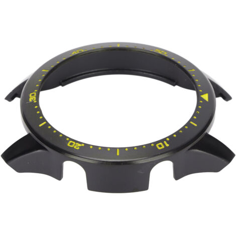 Coque de Protection Complète pour Realme Watch S Pro - Cadran et Boîtier - Noir et Jaune (1/5)
