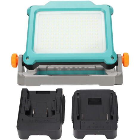 Lampe de travail LED 60W sans fil rechargeable, compatible Bosch, Stanley, Milwaukee et Porte (1/5)