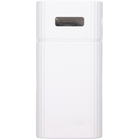 Boîtier de Banque d'Alimentation Mobile DIY H02B avec Charge Rapide TYPE-C - 2 Piles 21700 Incluses - Blanc (1/5)