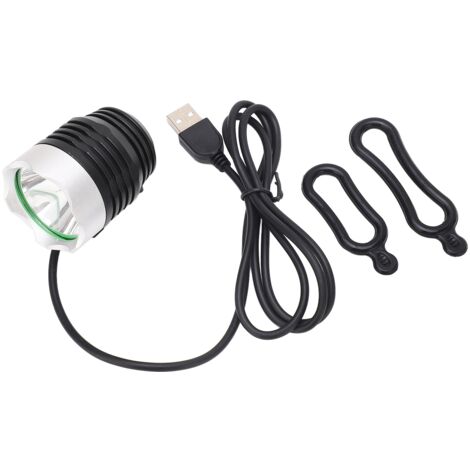 Lampe de poche UV 395nm 6‑10W à alimentation USB pour durcissement de résine et réparation de téléphone portable (1/5)