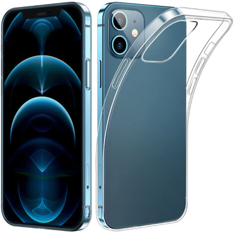 Coque TPU Ultra Fine 1.5mm Anti-Jaunissement Transparente pour iPhone 12 - Protection Slim et Résistante (1/5)