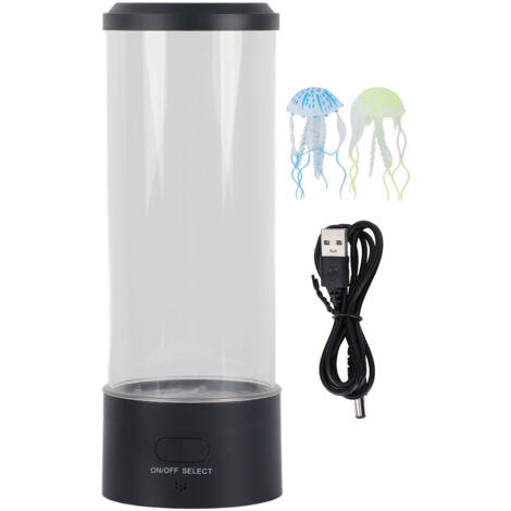 Lampe Méduse USB à LED Changeante, Lumière d'Ambiance Réaliste pour Aquarium, Chambre d'Enfants ou Bureau (1/5)