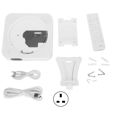 Lecteur CD mural portable KC909 avec télécommande, pour bureau, maison et éducation - Prise UK (1/5)