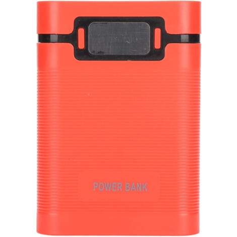 Chargeur de Batterie 18650 Portable - Power Bank 4 Accus, Boîte de Capacité avec Écran LCD, Double Entrée Micro USB (1/5)