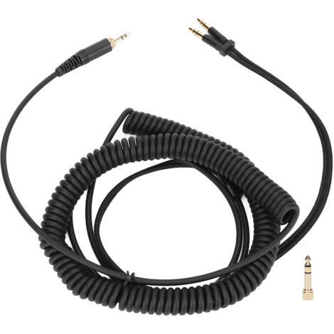 Câble de mise à niveau pour casque audio 3.5mm vers double 3.5mm avec adaptateur 6.35mm pour HE1000se HE6se (1/5)