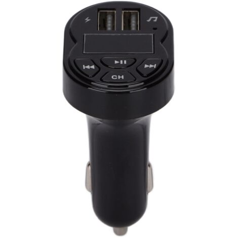 Émetteur Bluetooth Voiture avec Ports USB Double et Adaptateur FM Sans Fil, 12V-24V (1/5)