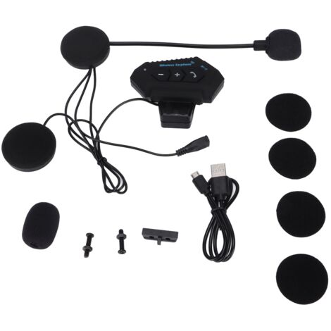 Casque moto Bluetooth avec intercom intégré et fonction mains libres à réponse automatique