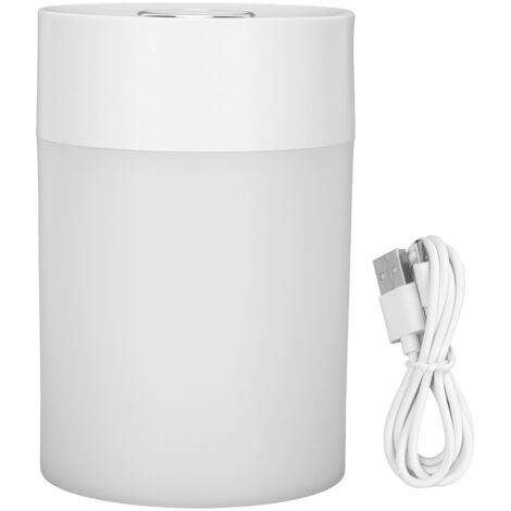 Humidificateur d'air USB silencieux avec lumière d'ambiance et arrêt automatique - Bureau Blanc (1/5)