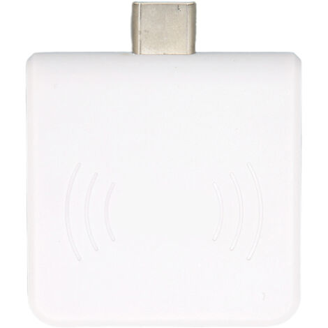 Lecteur de cartes RFID R65C pour téléphone avec connexion Type C, fréquence 125Khz/13.56Mhz, compatible OTG, sans contact pour cartes ID/IC. (1/5)