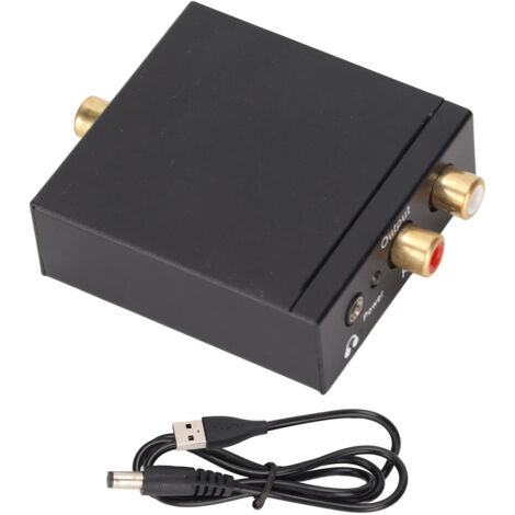 Convertisseur Numérique-Analogique en Alliage d'Aluminium DAC avec Câble d'Alimentation USB
