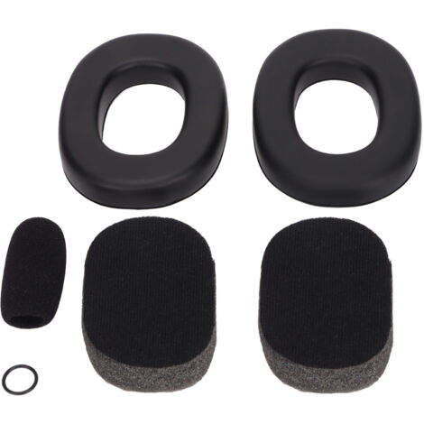 Coussinets d'oreille aviation en silicone réducteur de bruit pour casque pilote (1/5)