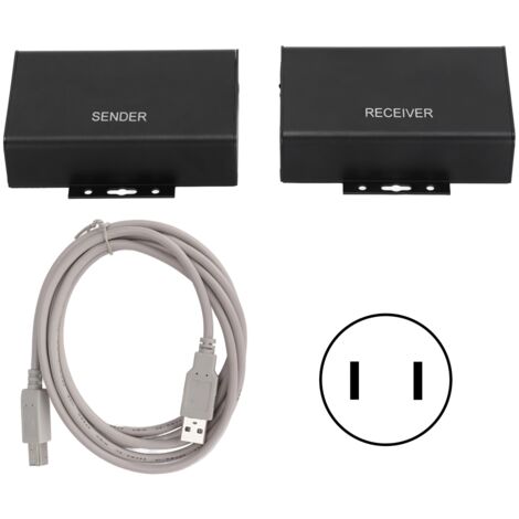 Prolongateur HDMI 196 Pieds, Installation Facile, Extenseur Réseau Longue Distance, Prise US (1/5)