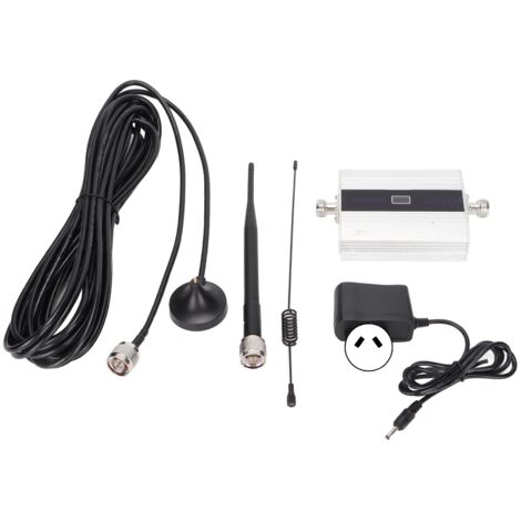 Amplificateur de Signal Mobile Aluminium pour Téléphone Portable, Repeater AC 110‑240V avec Prise AU (1/5)