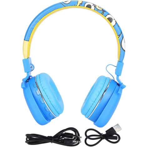 YLFASHION Casque Bluetooth Enfant Réglable Pliable avec Câble 3.5mm pour PC et Téléphone (1/5)