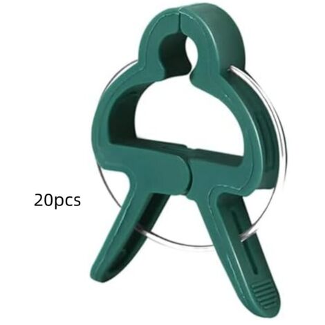 20 attaches pour plantes, supports de tiges pour tomates et vignes, clips de jardin pour plantes grimpantes et fleurs, outil de redressement végétal (1/4)