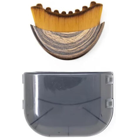 Brosse de Drainage Lymphatique Visage et Corps, Massage Anti-Rides et Raffermissant, Sculptant Menton et Mâchoire, Conception Ergonomique pour un Soin Précis de la Peau (1 Set)