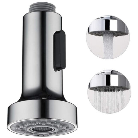 Tête de Robinet de Cuisine Amovible, Pulvérisateur 2 Fonctions G1/2 pour Évier, Finition Chrome (1/5)