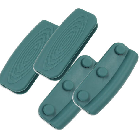 4 Protections Poignées de Casserole en Silicone avec Boutons, Manchons Anti-Brûlures pour Poêle en Fonte, Poignées Isolantes Réutilisables (1/5)