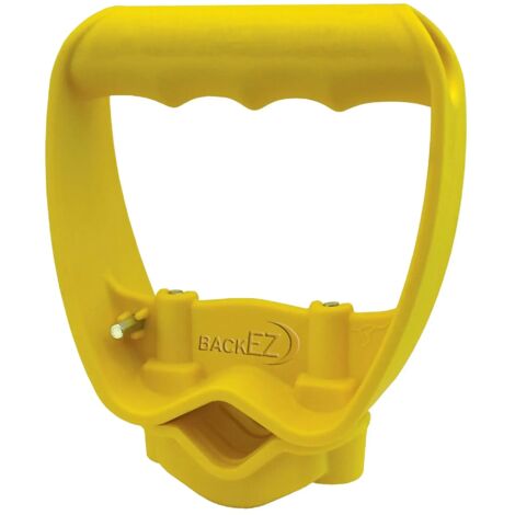 Poignée Ergonomique pour Pelle et Râteau - Manche Outil de Jardin Antifatigue et Confortable Jaune (1/5)
