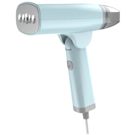 1300W Défroisseur Portable Pliable, 5 Trous Pénétration Vapeur Profonde pour Maison et Voyage, Blanc/Bleu (Bleu Ciel) (1/5)