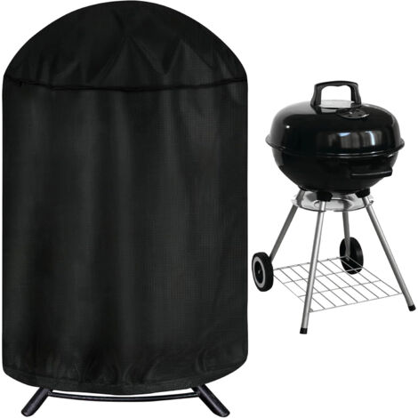 Housse de protection imperméable 210D Oxford pour barbecue rond, couverture anti-poussière et UV pour grils Weber et Char-Broil (1/5)