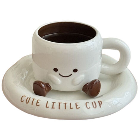 Mug 3D Céramique avec Sourire - Tasse à Café et Thé Amusante - Cadeau Esthétique pour Femmes et Amis - Lavable au Lave-vaisselle et Micro-ondes (1/5)