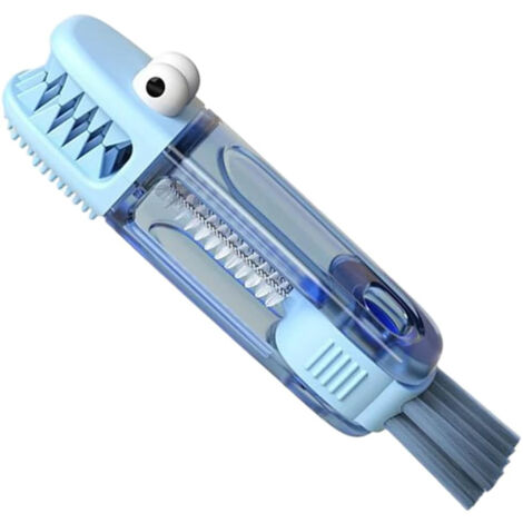 Brosse de Nettoyage 3 en 1 pour Couvercles de Tasses, Nettoyeur pour Interstices avec Brosses, Set de Nettoyage Portable pour Espaces Étroits de Biberons et Cuisine (1/5)