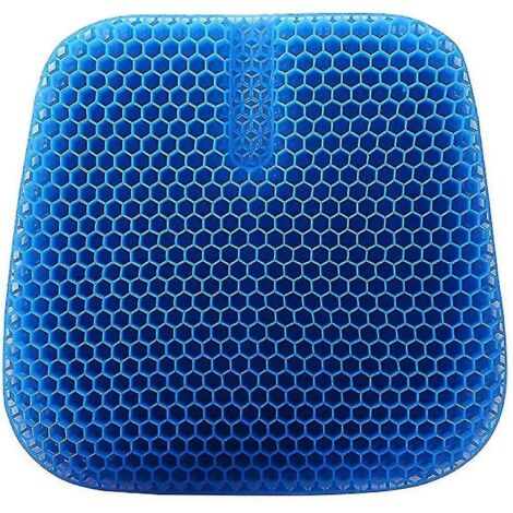 Coussin de siège orthopédique en gel, coussin de siège respirant, coussin de siège alvéolé bionique - (1/5)