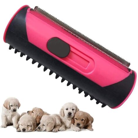Brosse de toilettage pour animaux, peigne éliminateur de poils, brosse 3 en 1 pour chiens, chats et vêtements. (1/4)